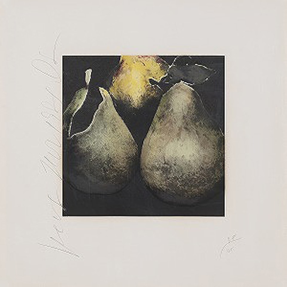 Pear (from Fruit, Flower and a Fish) by Donald Sultan