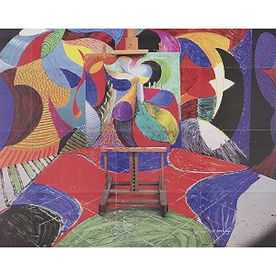 Painted Environment Ⅰ (M.C.A.T. 351) by David Hockney