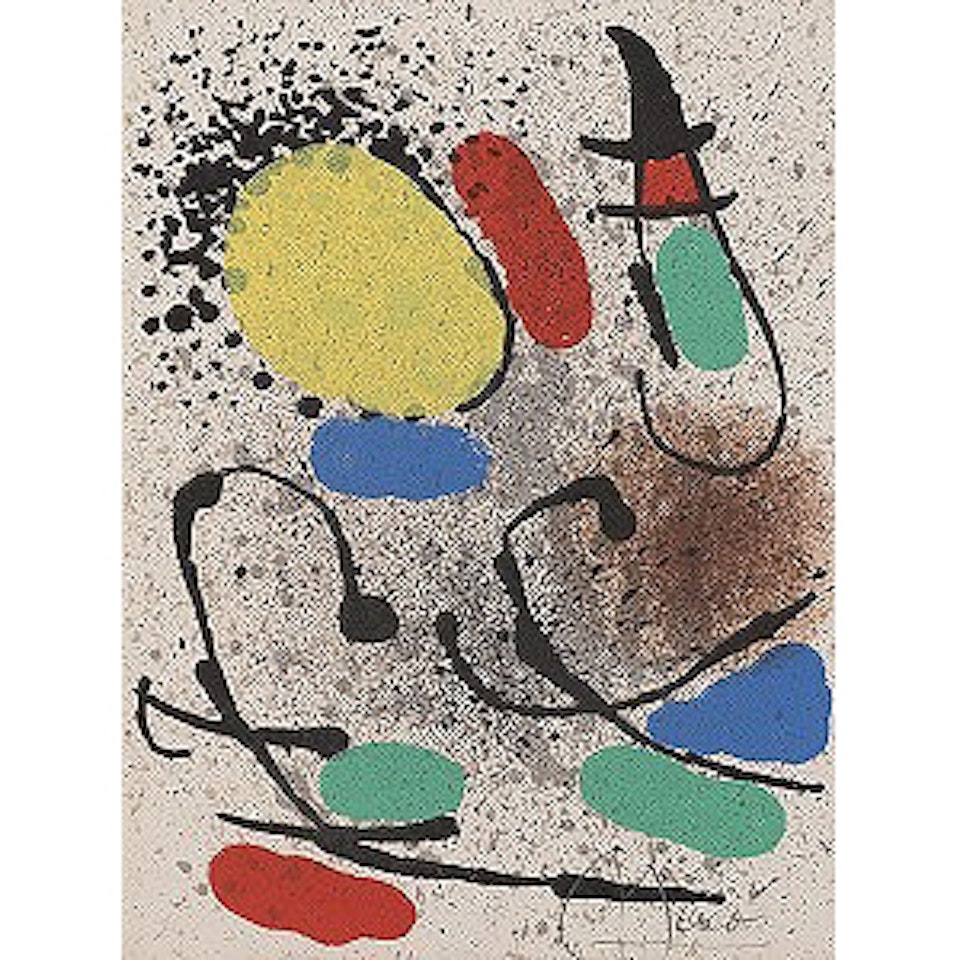 Texto de Pierre Torreilles, Errantes Graminées (Maeght 741) by Joan Miró