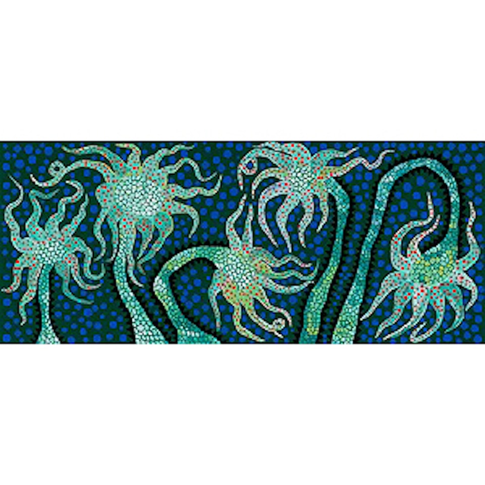Night Flowers (B) (Kusama 315) by Yayoi Kusama
