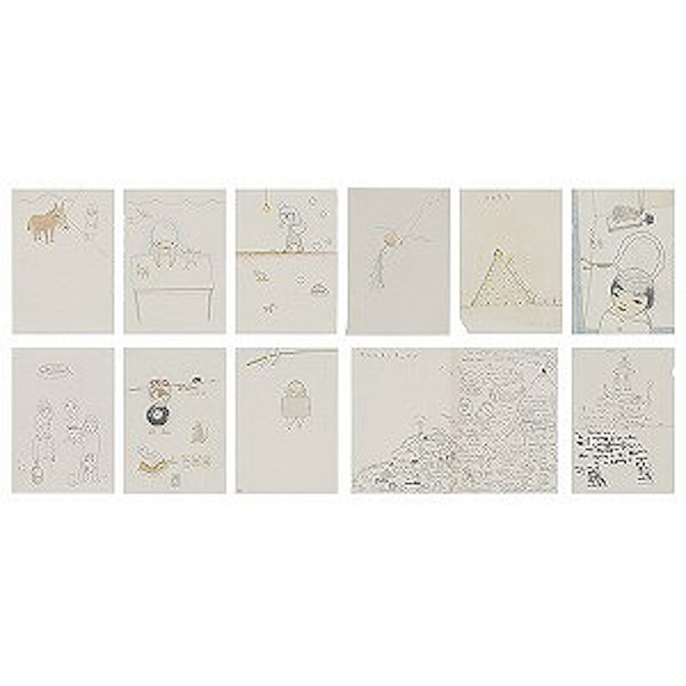 Untitled (Nara D-2003-227〜230,232,234〜238) by Yoshitomo Nara