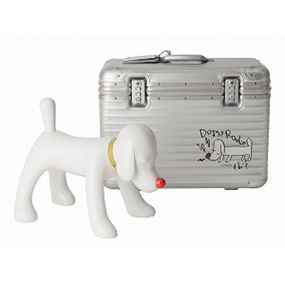 Doggy Radio × Rimowa case by Yoshitomo Nara