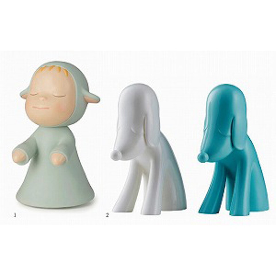 1. The little wanderer／2. Aomori-ken Chokinbako by Yoshitomo Nara