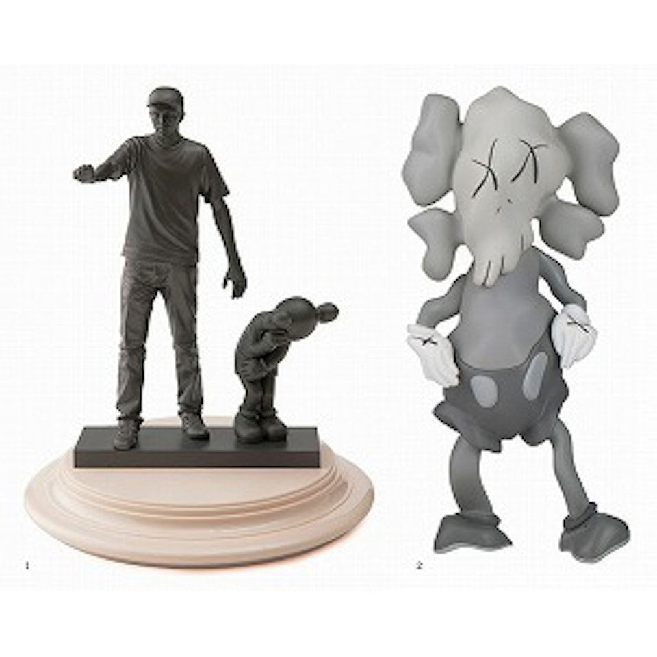 1. PARTNERS／2. COMPANION (ROBERT LAZZARINI version) by Kaws
