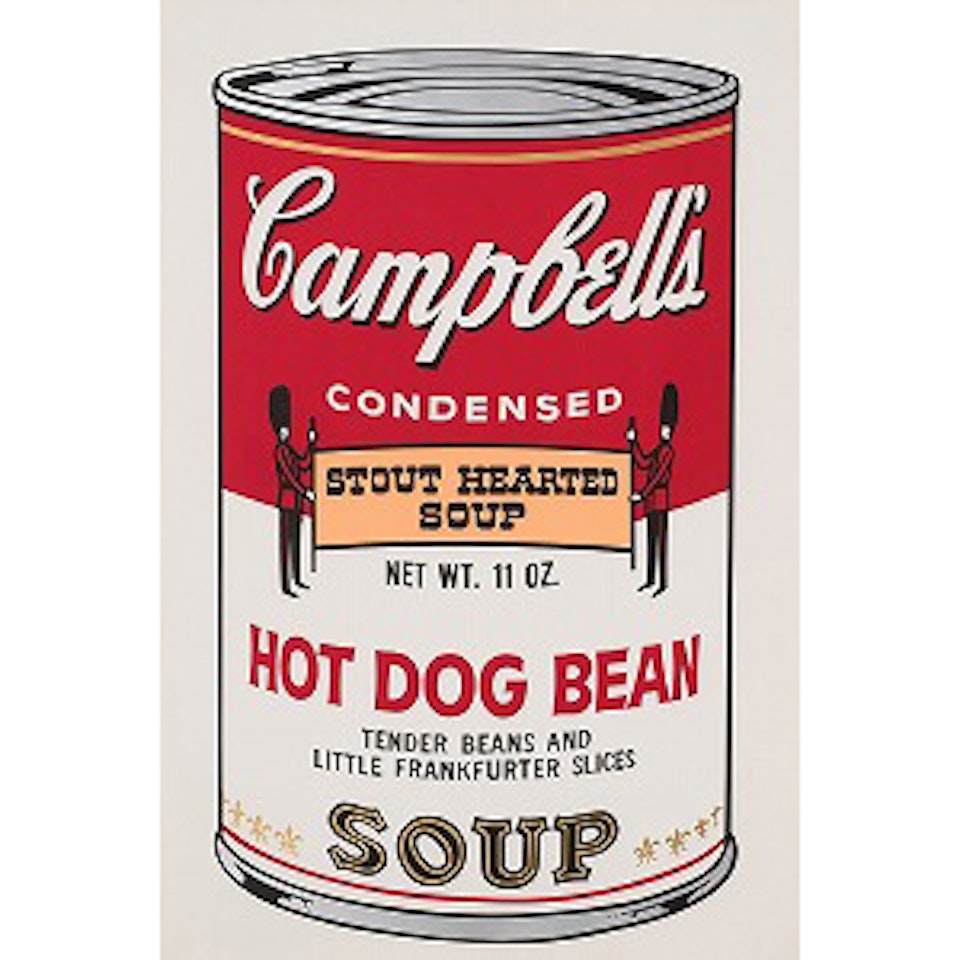 Hot Dog Bean, from Campbell's Soup（F. & S. II. 59） by Andy Warhol