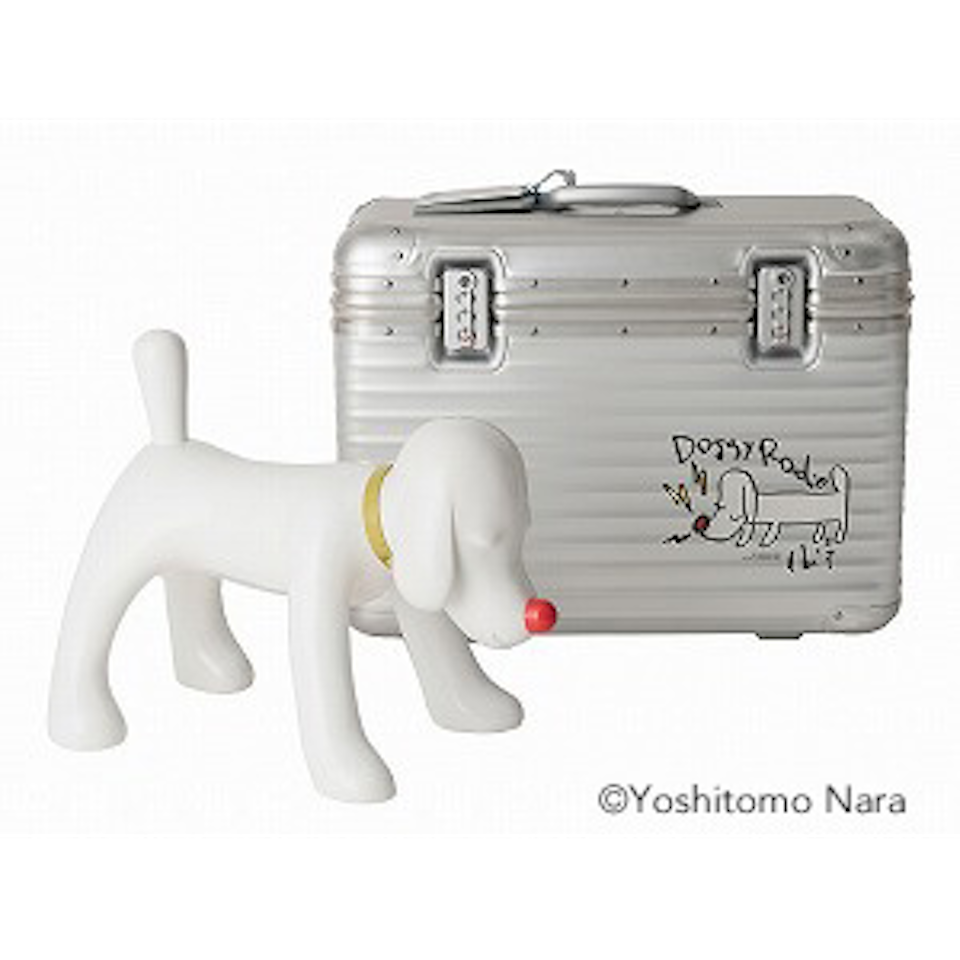 Doggy Radio × Rimowa case by Yoshitomo Nara