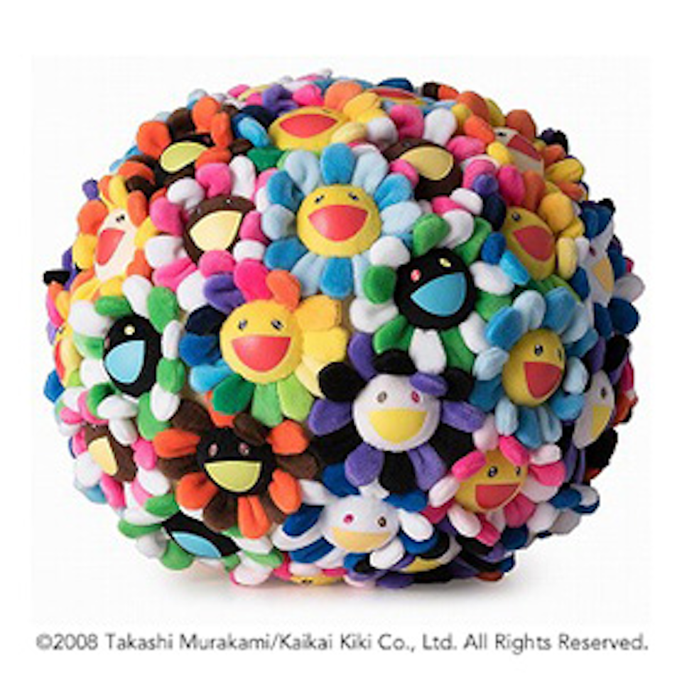 Plush Flowerball by Takashi Murakami