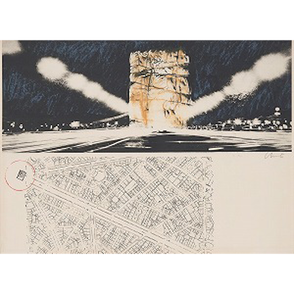 Packed Building, Project for the Arc de Triomphe, Paris (Schellmann 32) by Christo