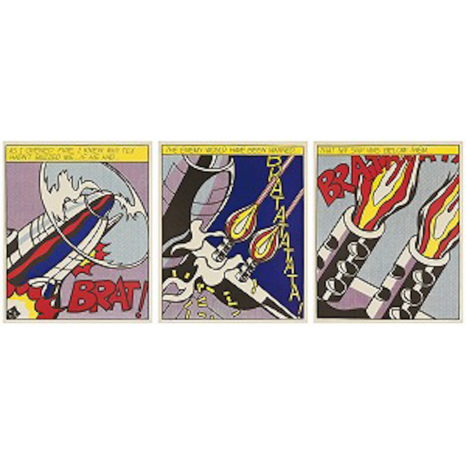 As I Opened Fire Poster (Corlett App. 5) by Roy Lichtenstein