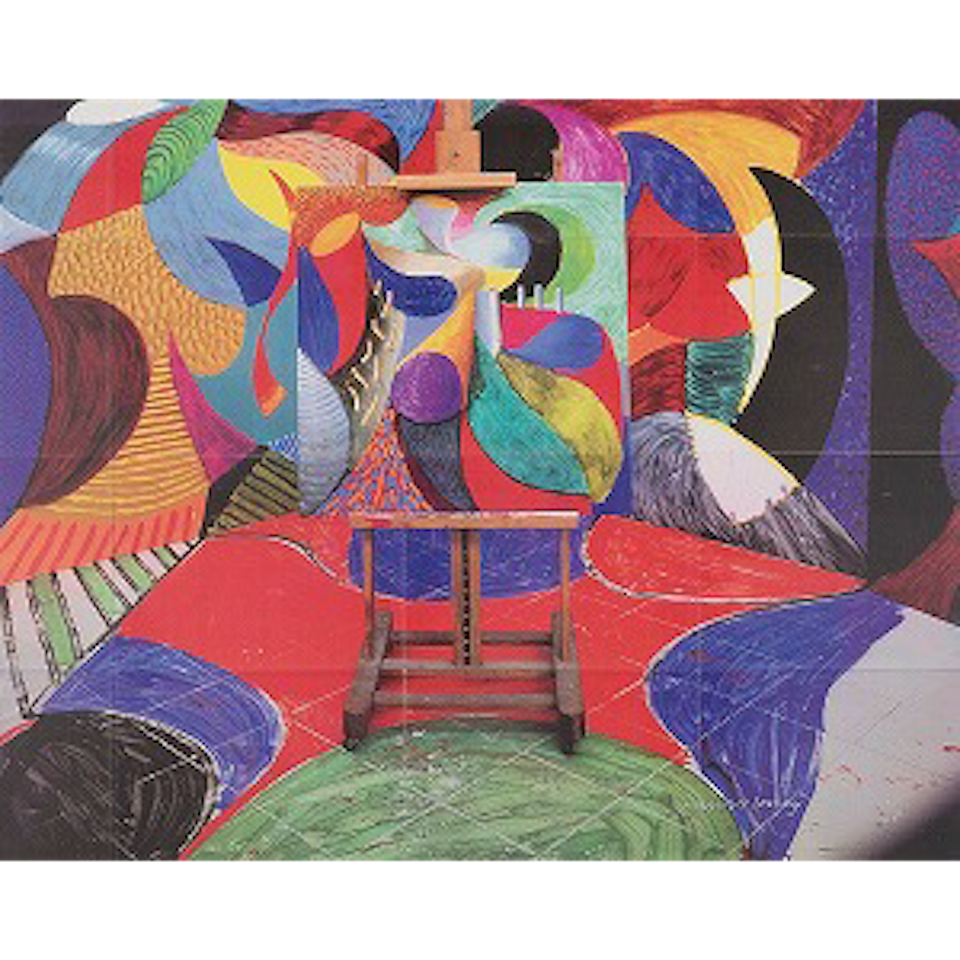 Painted Environment Ⅰ (M.C.A.T. 351) by David Hockney