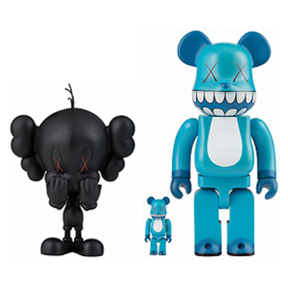 1. Tweety (Black)／2. 400％+100% Chomper BE@BRICK by Kaws