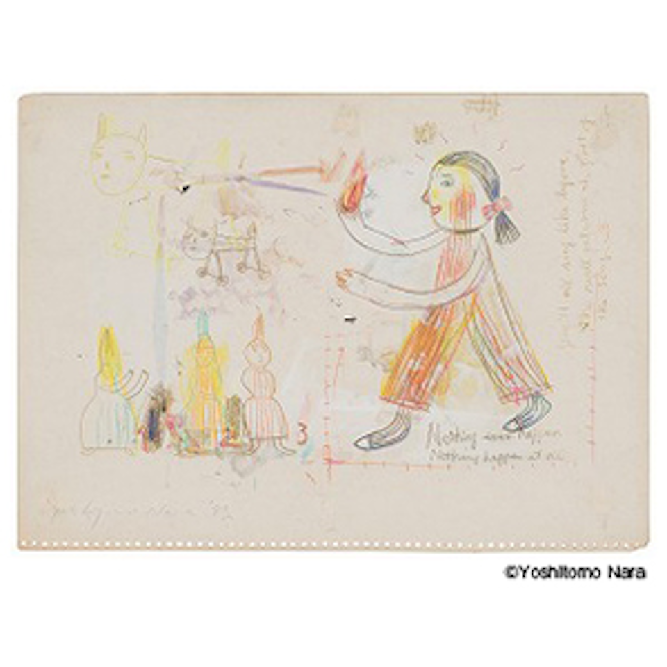 Untitled (Nara D-1989-127) by Yoshitomo Nara
