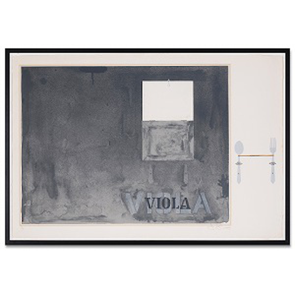VIOLA (ULAE 117) by Jasper Johns