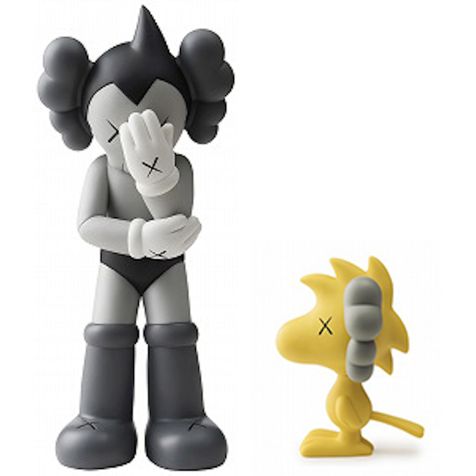 1. ASTRO BOY (Gray)／2. WOODSTOCK (KAWS version) by Kaws