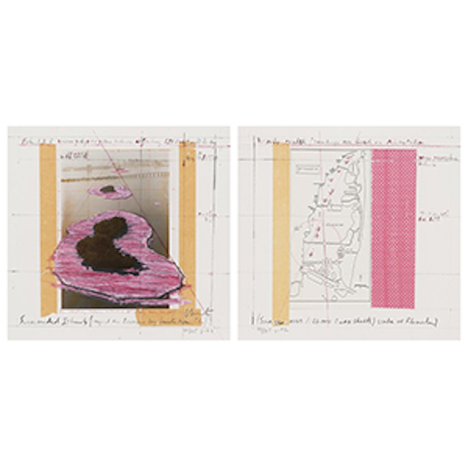 Surrounded islands,Project for Biscayne Bay, Greater Miami, Florida (Schellmann 132) by Christo