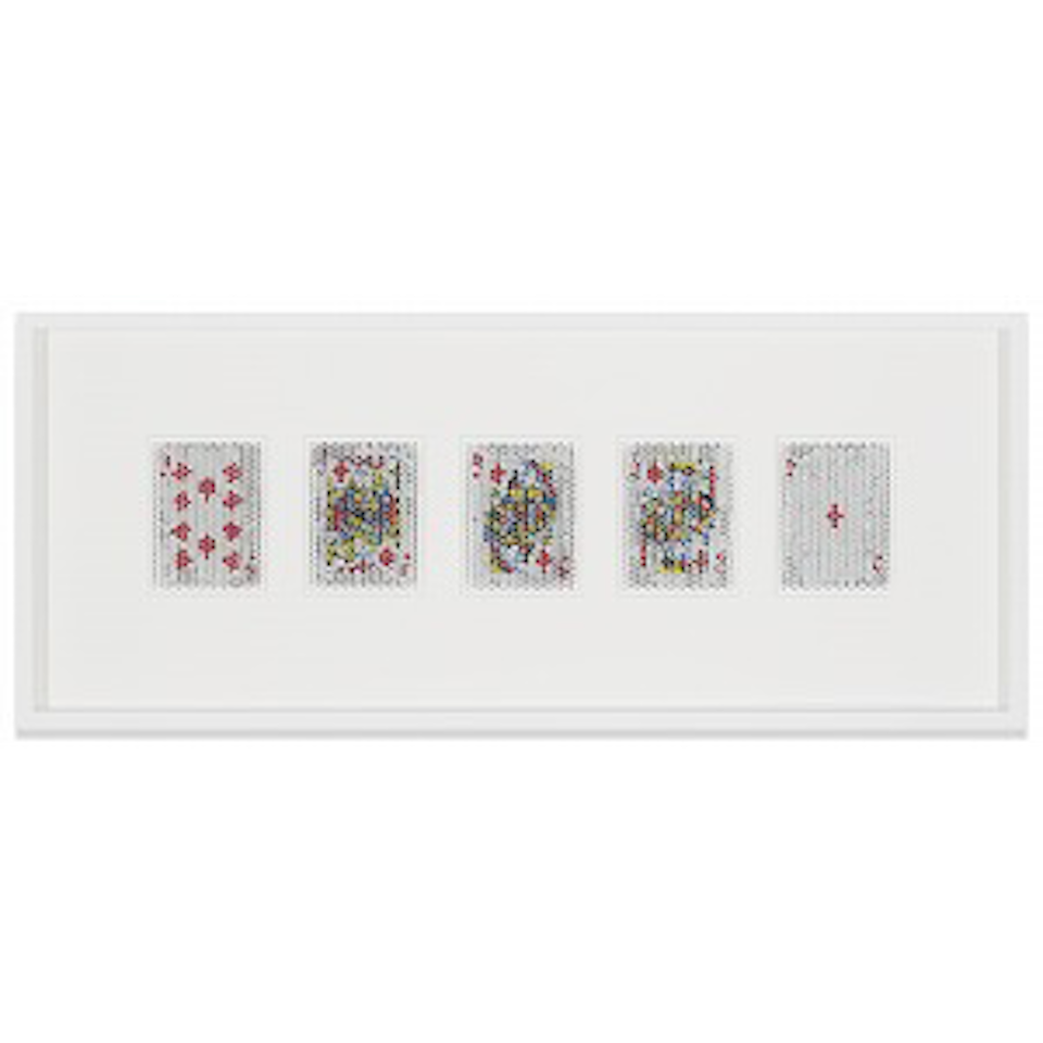 PixCell - Trump #4 (Royal Straight Flush - Diamond) by Kohei Nawa