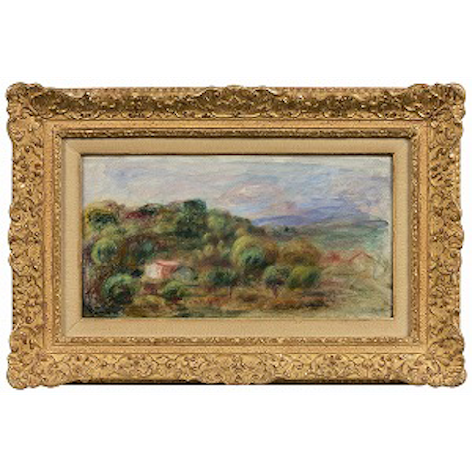 Paysage aux environs de Cagnes by Pierre-Auguste Renoir