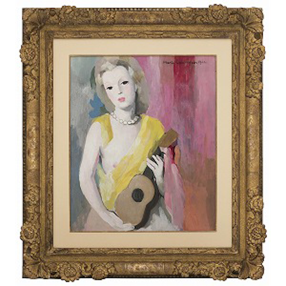 Jeune fille à la guitare by Marie Laurencin