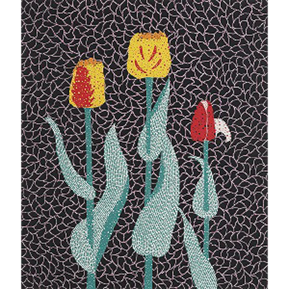 Tulips (Kusama 92) by Yayoi Kusama