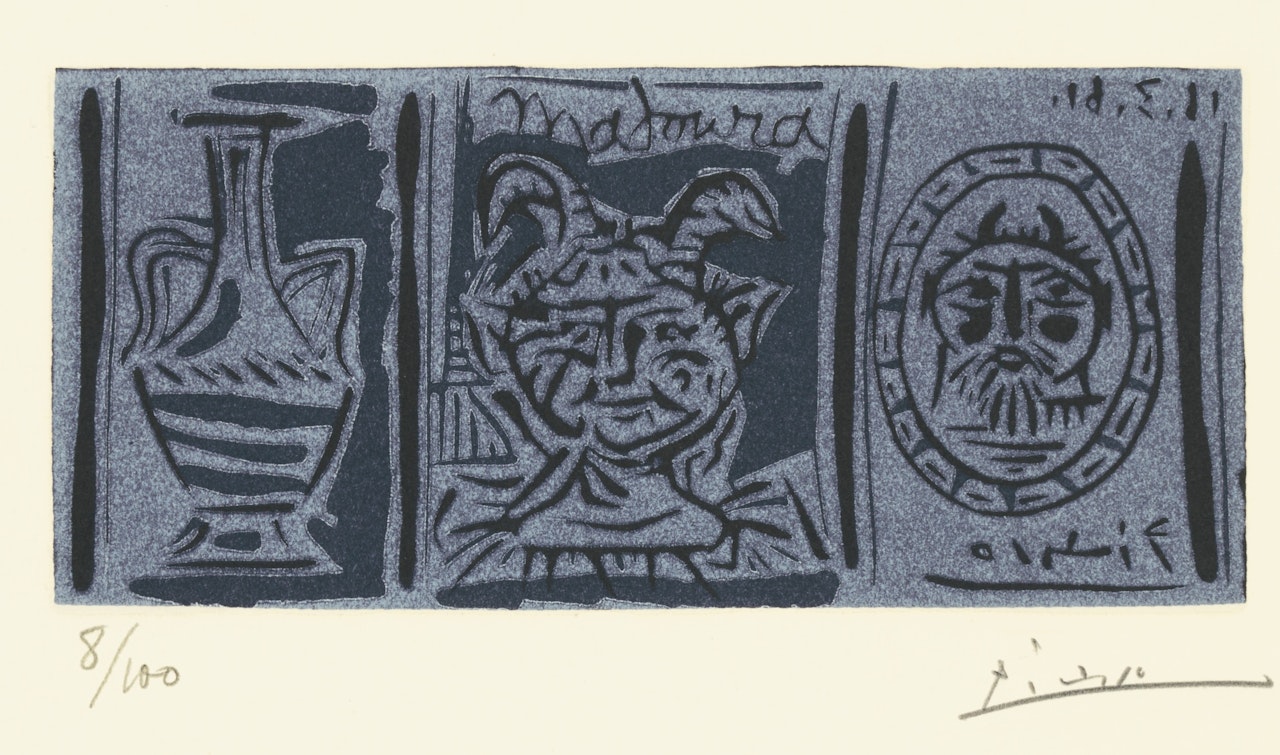 MADOURA (BLOCH 1021; BAER 1270; PICASSO PROJECT L90)<br/> by Pablo Picasso