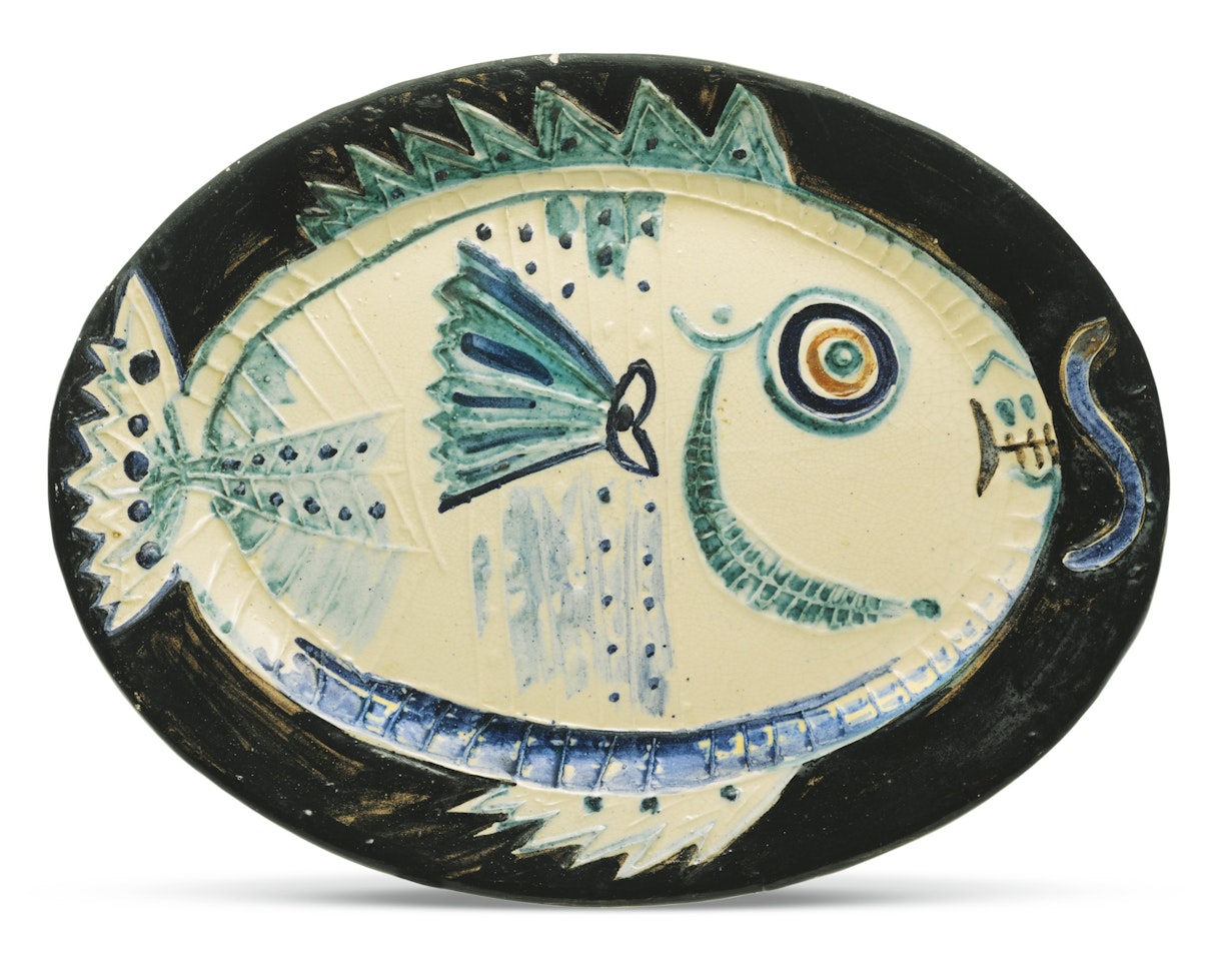 POISSON DE PROFIL (A. R. 132)<br/> by Pablo Picasso