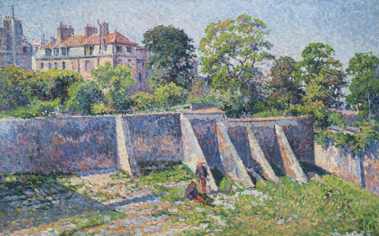 MONTMARTRE, LA RUE DES SAULES by Maximilien Luce