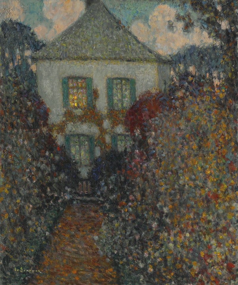 LA MAISON DE JEAN-JACQUES ROUSSEAU by Henri Le Sidaner