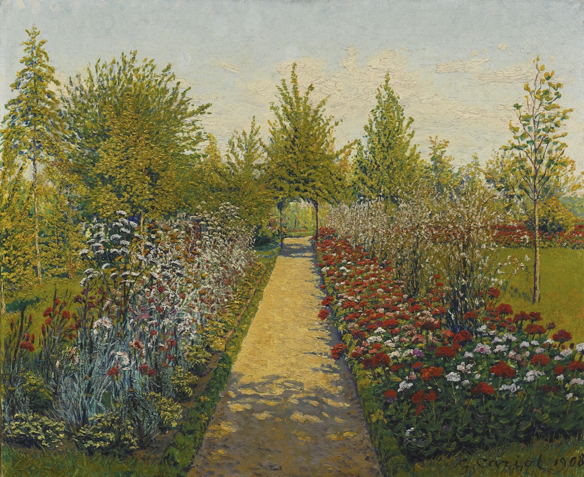 SCÈNE DE JARDIN by Gustave Cariot