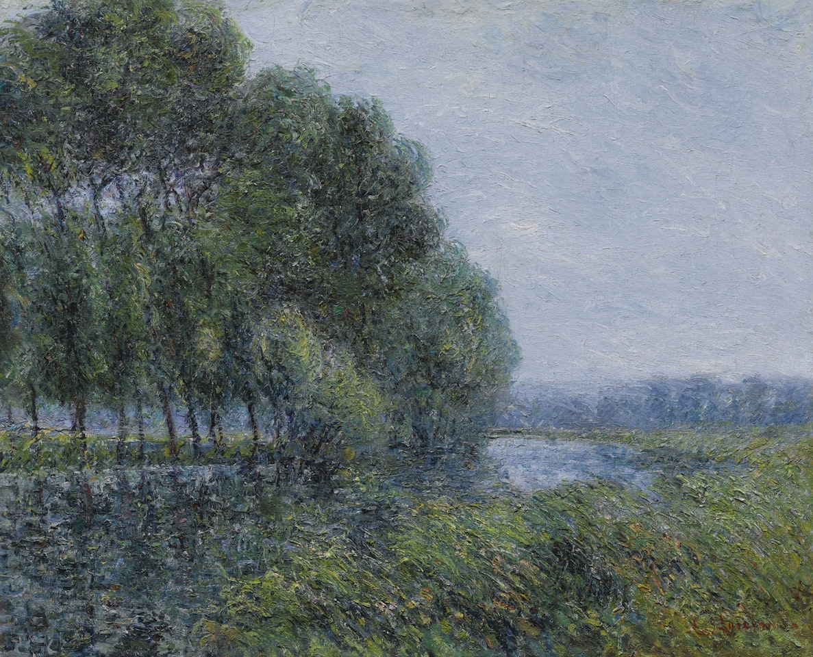 AU BORD D'EURE EN PRINTEMPS by Gustave Loiseau