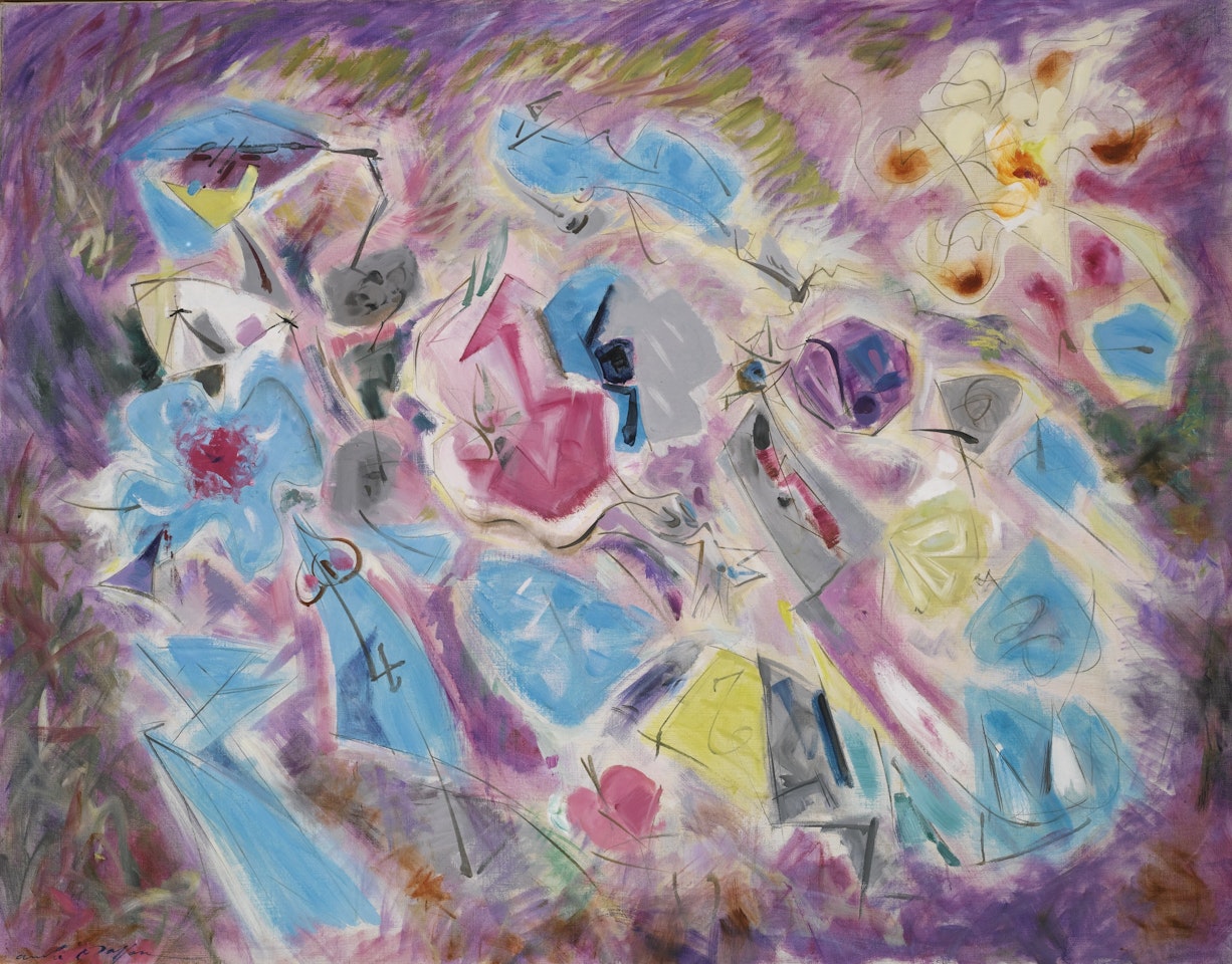 LES FLEURS SE DÉCHAÎNENT by André Masson