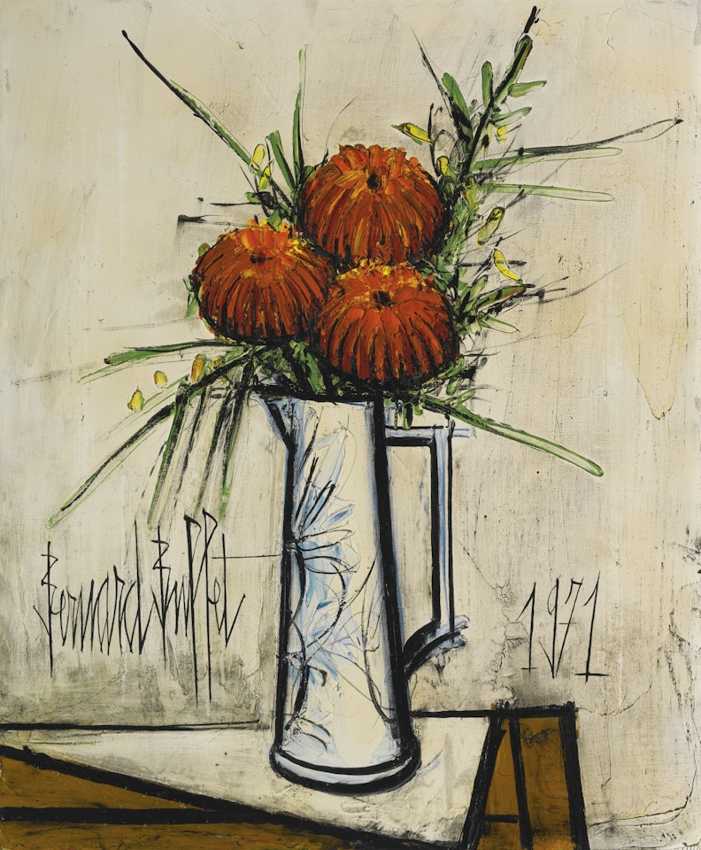 ZINNIAS by Bernard Buffet