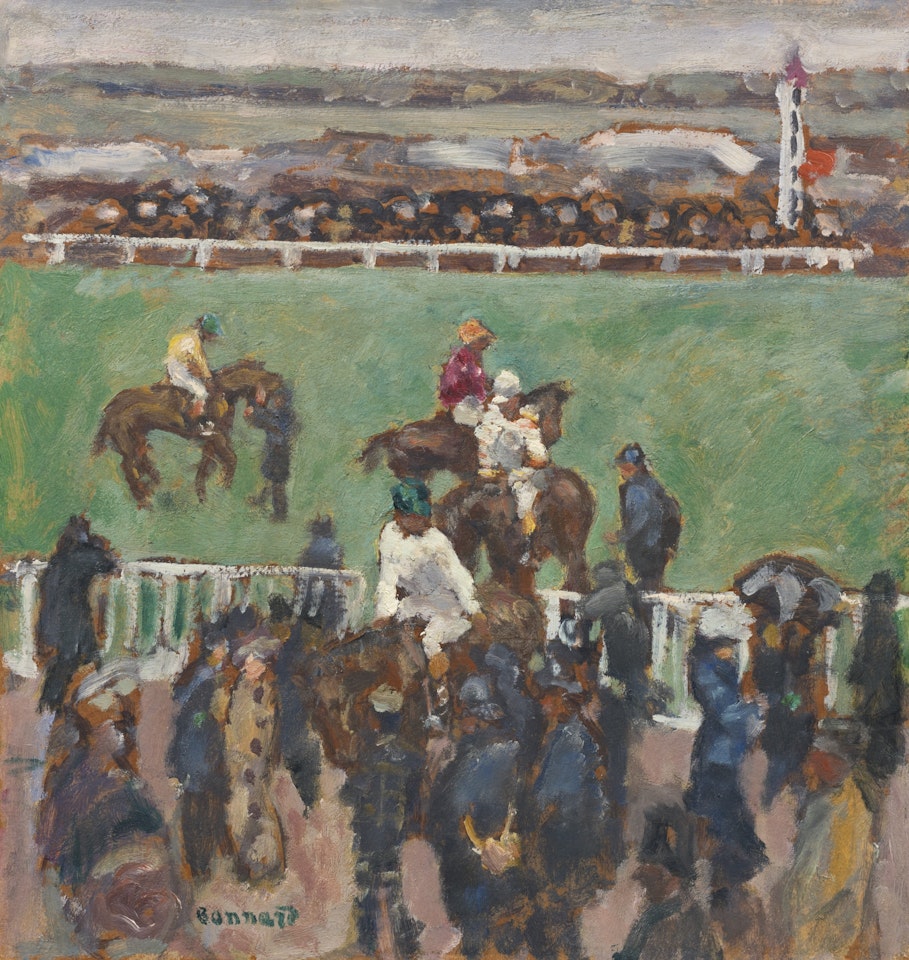 AUX COURSES (LONGCHAMP) by Pierre Bonnard