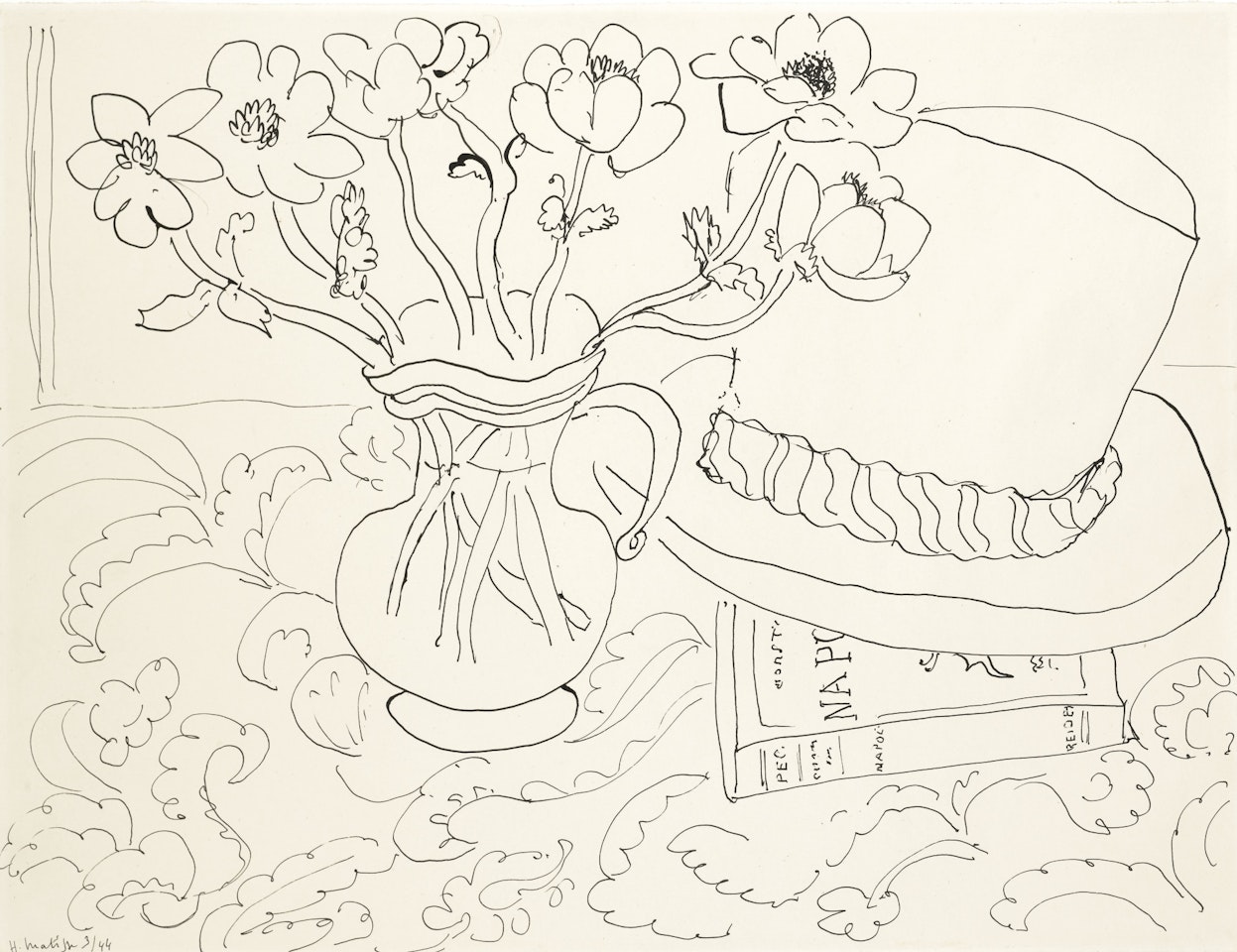 NATURE MORTE AU CHAPEAU TAHITIEN by Henri Matisse