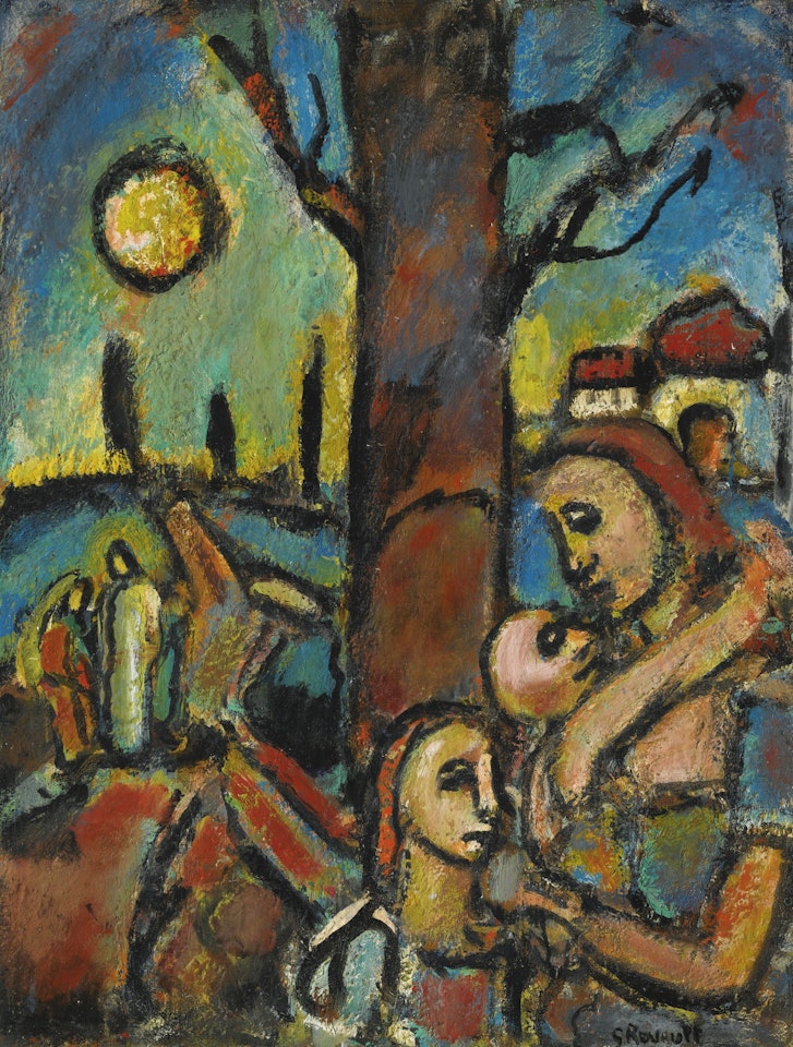 VIEUX FAUBOURG by Georges Rouault