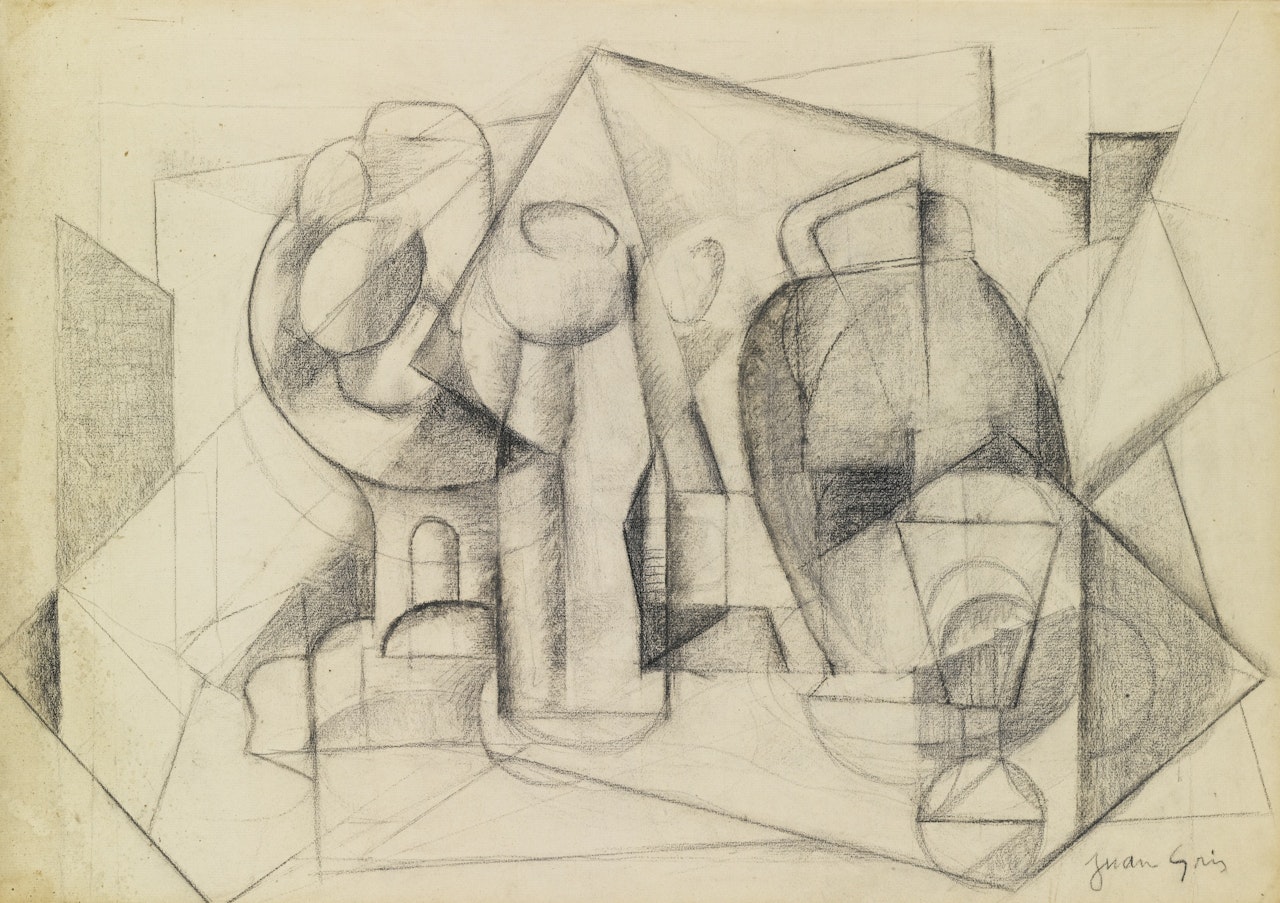 NATURE MORTE CUBISTE by Juan Gris