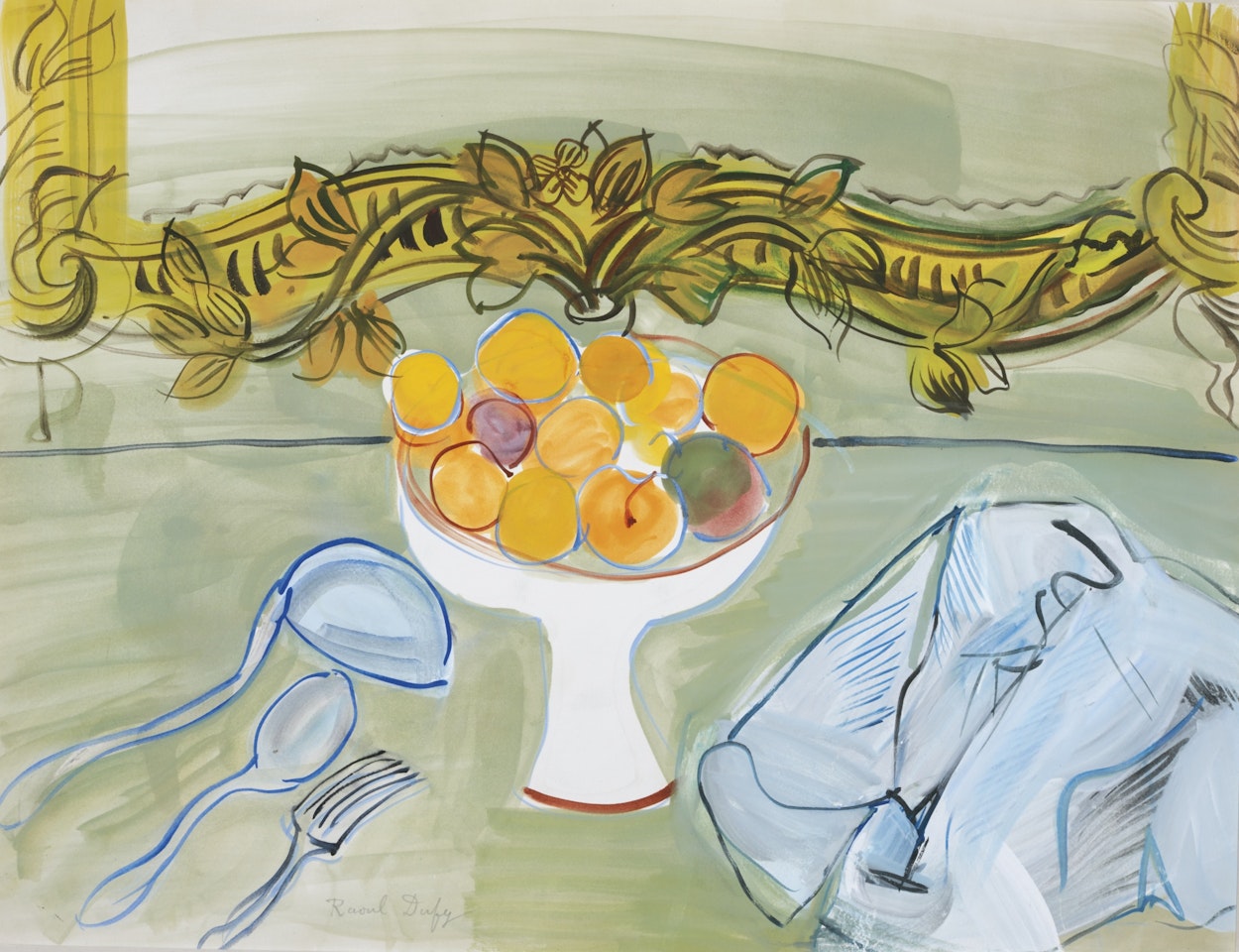 LE COMPOTIER DE PÊCHES by Raoul Dufy