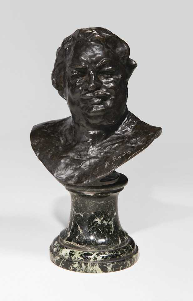 BALZAC, ÉTUDE TYPE C (BUSTE), 2ÉME VERSION, PETIT MODÈLE by Auguste Rodin