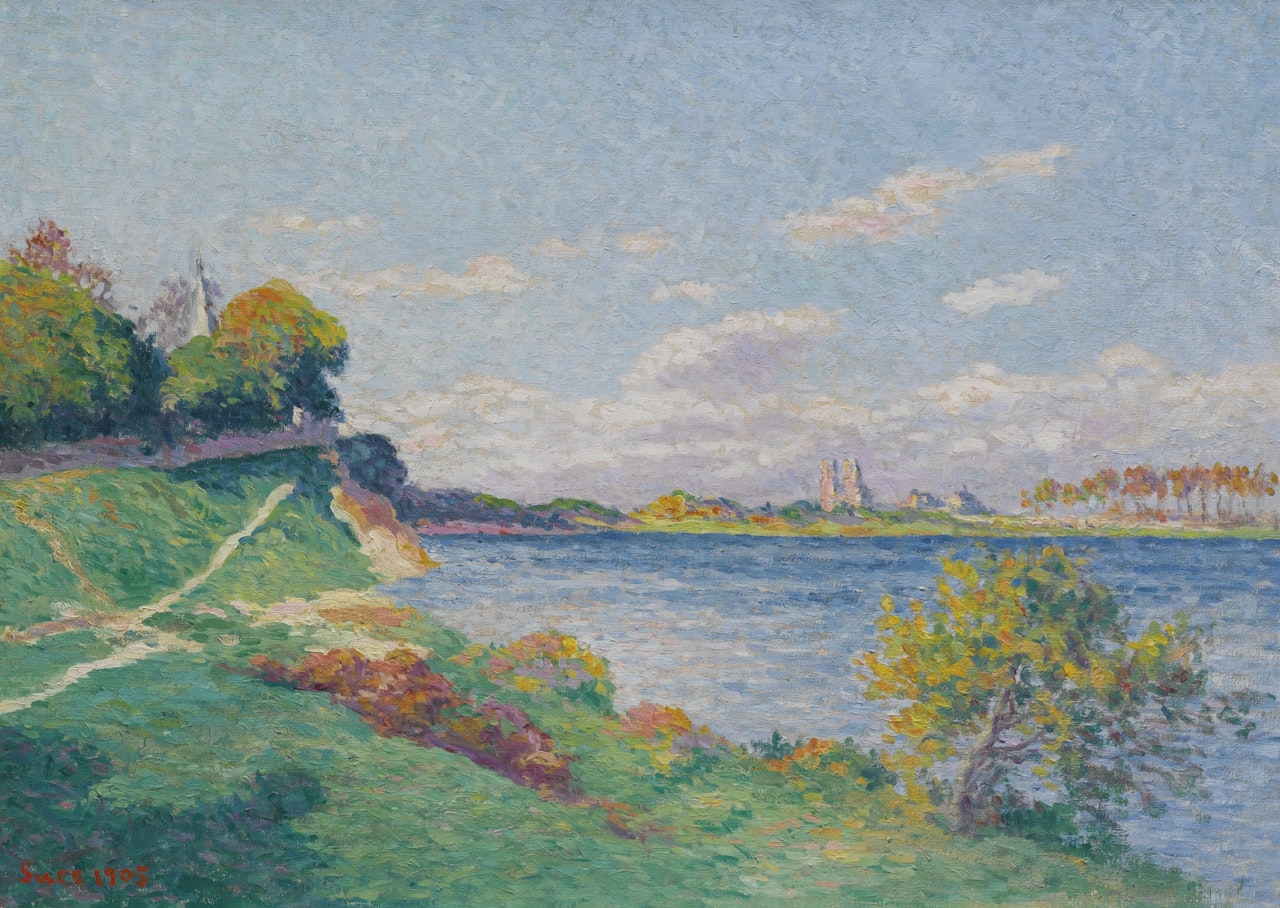 MANTES, BORDS DE SEINE by Maximilien Luce