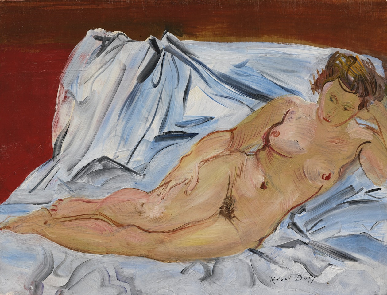NU COUCHÉ by Raoul Dufy