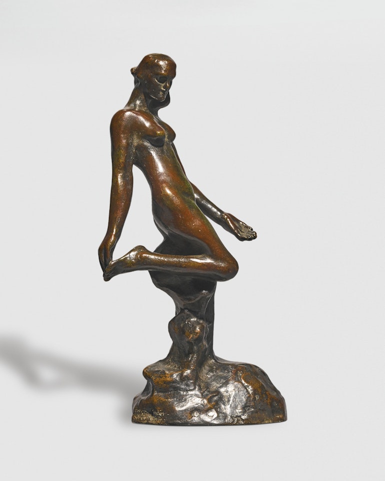 FIGURE FÉMININE DE L'ÉTERNELLE IDOLE, PETIT MODÈLE by Auguste Rodin