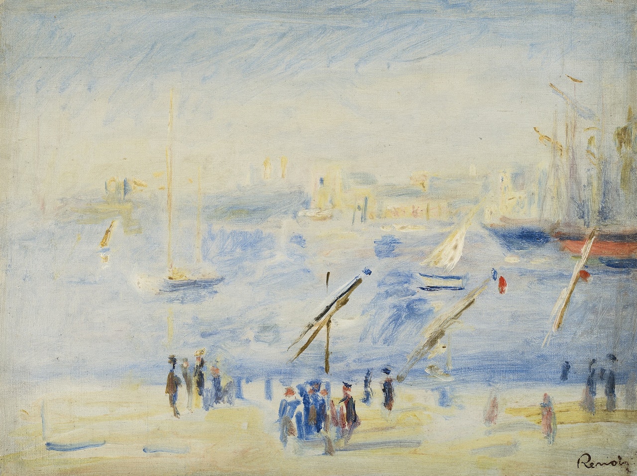 VIEUX PORT À MARSEILLE by Pierre-Auguste Renoir