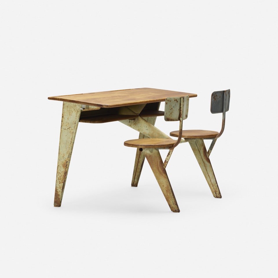 school desk by Jean Prouvé