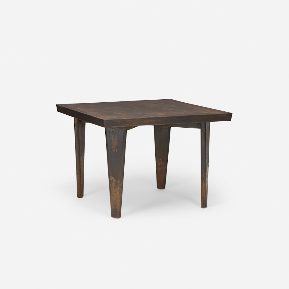 dining table from the Cafeteria at Punjab University, Chandigarh by Pierre Jeanneret