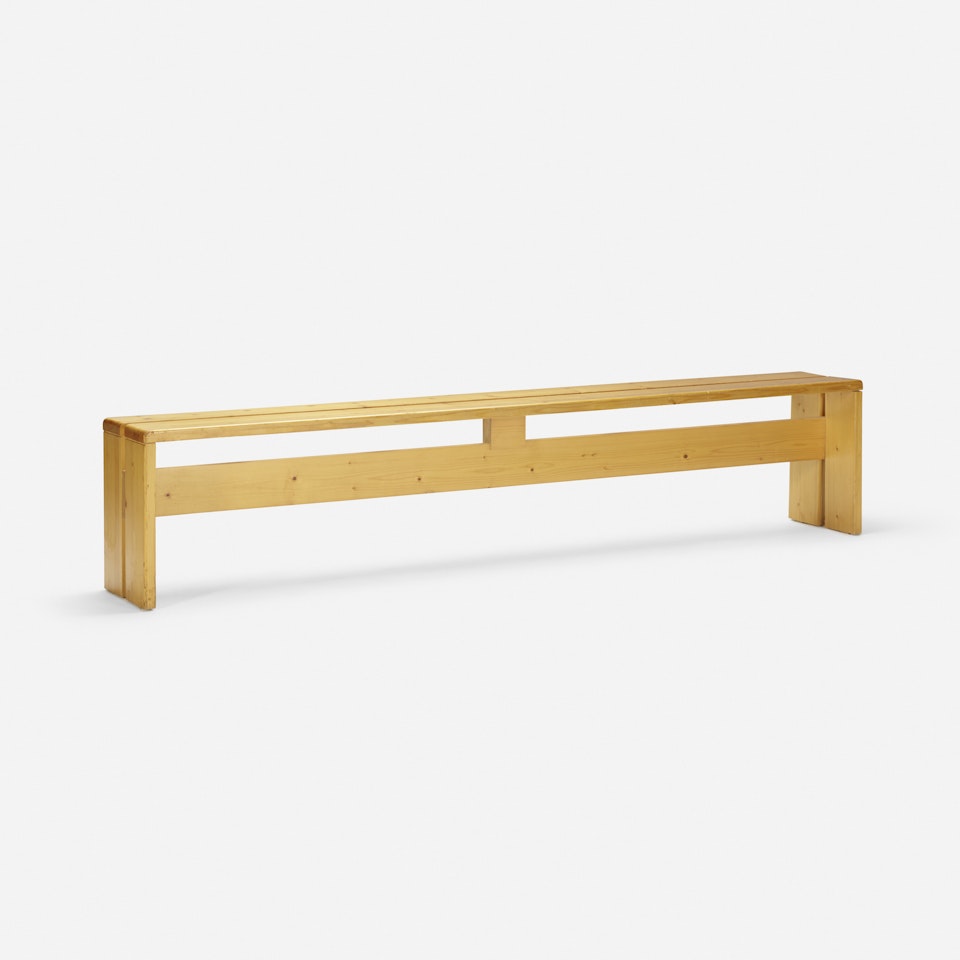bench from Les Arcs, Savoie by Charlotte Perriand