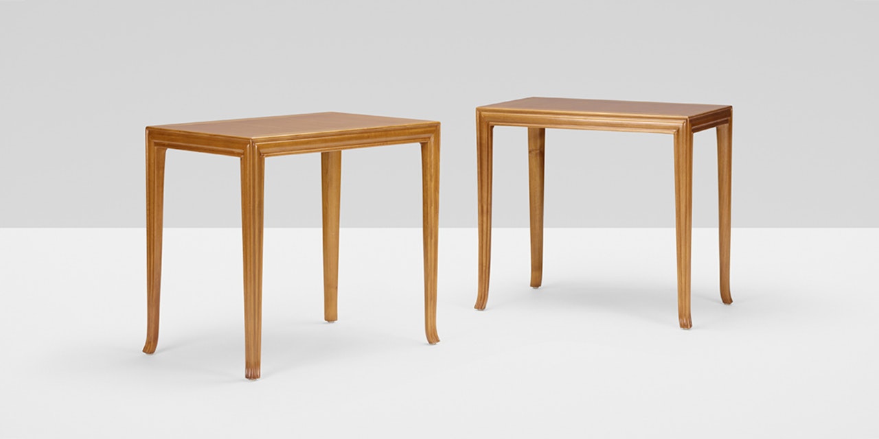 Custom occasional tables, pair by Terence Harold Robsjohn-Gibbings