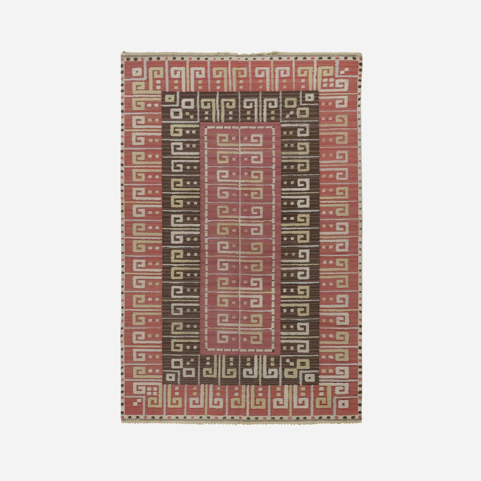 Pompan half-pile carpet by Märta Maas-Fjetterström