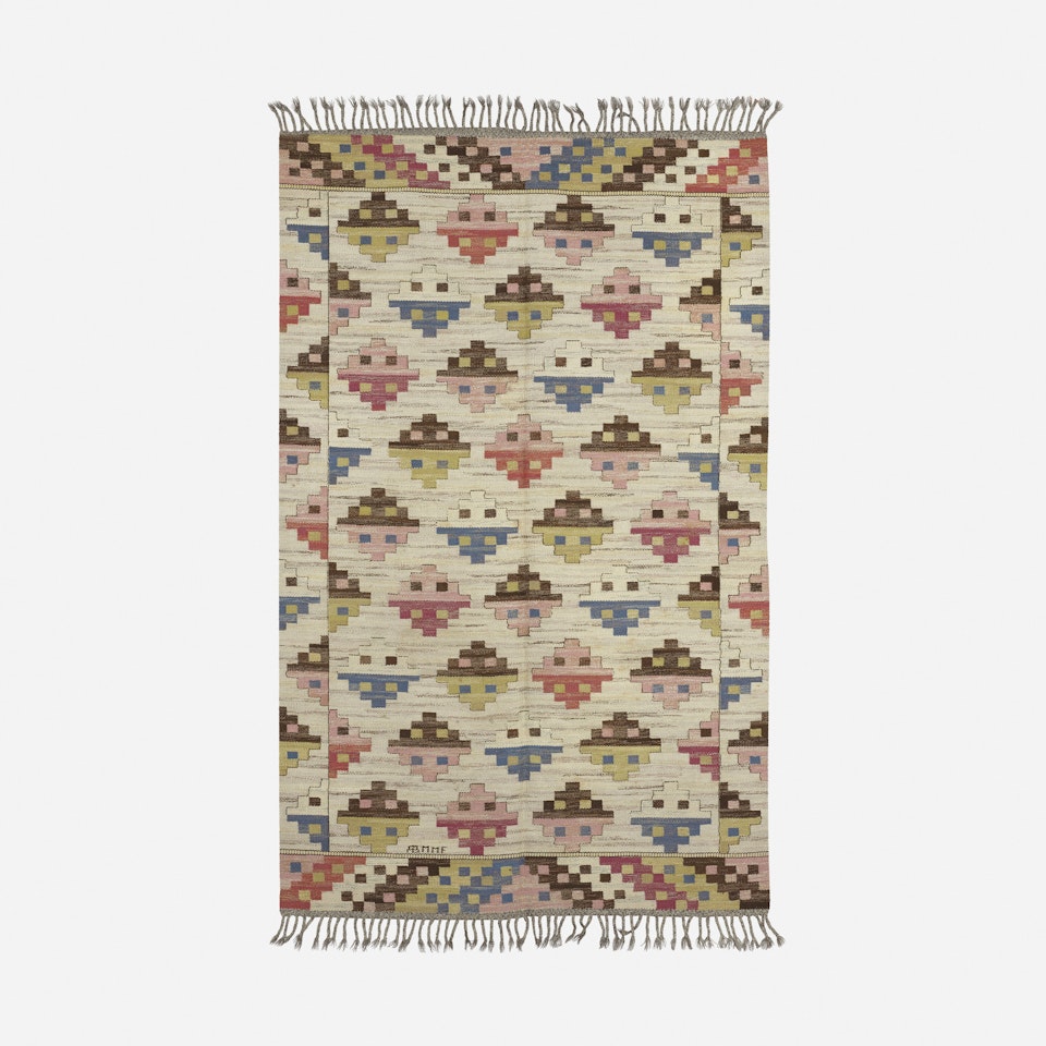 Munka Ljungby flatweave carpet by Märta Maas-Fjetterström