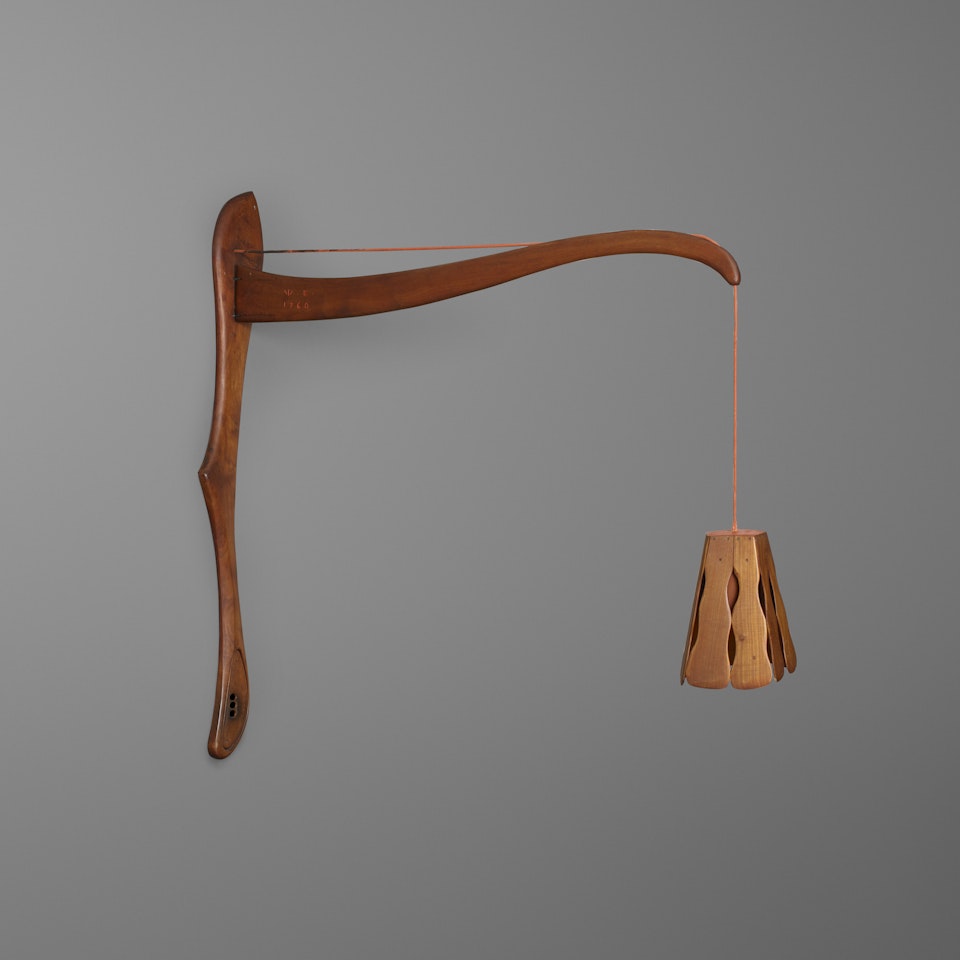 wall-mounted light for Lawrence and Alice Seiver by Wharton Esherick