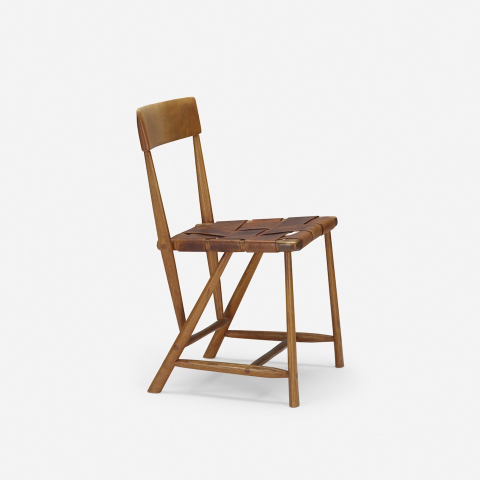 Hammer Handle chair for Lawrence and Alice Seiver by Wharton Esherick