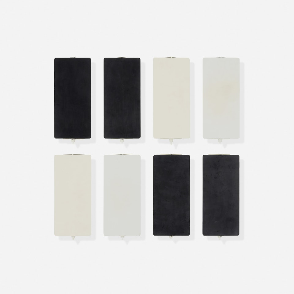 large wall sconces, set of eight by Charlotte Perriand